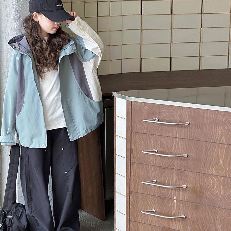2025 Mädchen Kapuzen-Windjacke - Stilvoller Frühlings-/Herbstmantel für Jugendliche