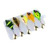 5Pcs Rotating Metal Vib Vibration Baits High Performances Fishing Lure Artificial Hard Baits Spinner Spoon Lure Enduring