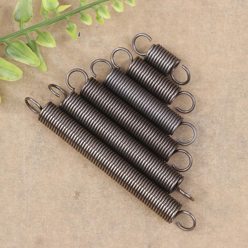 1 szt. Sprężyna naciągowa przedłużająca Sprężyny Stalowe Haczyk Sprężyna rozprężna Średnica drutu 1,0 mm Średnica zewnętrzna 8 mm Długość 30 mm - 300 mm Różne rozmiary