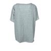 Summer Women's Pleated Square Neck Solid Color Loose Short Sleeve T-Shirt Top