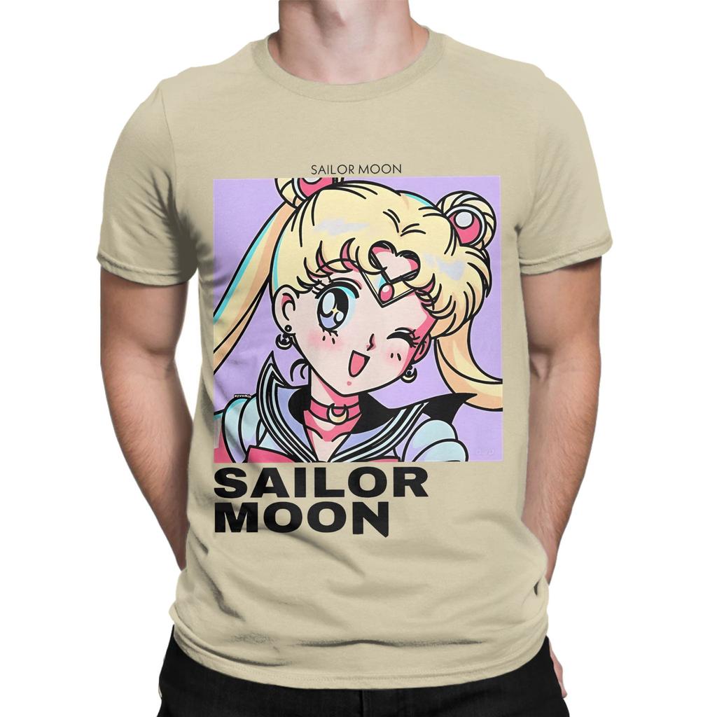 Usagi Tsukino Purple Funny 100 Cotton TShirt Tsukino Usagi Tees Tops For Unisex