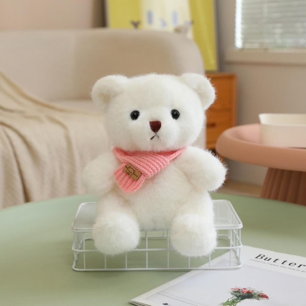 

Мягкая плюшевая игрушка-медведь, мультяшный медведь в шарфе, мягкие куклы-животные, кукла-животное, медведь в шарфе, мягкая подушка, декор для комнаты Style 1