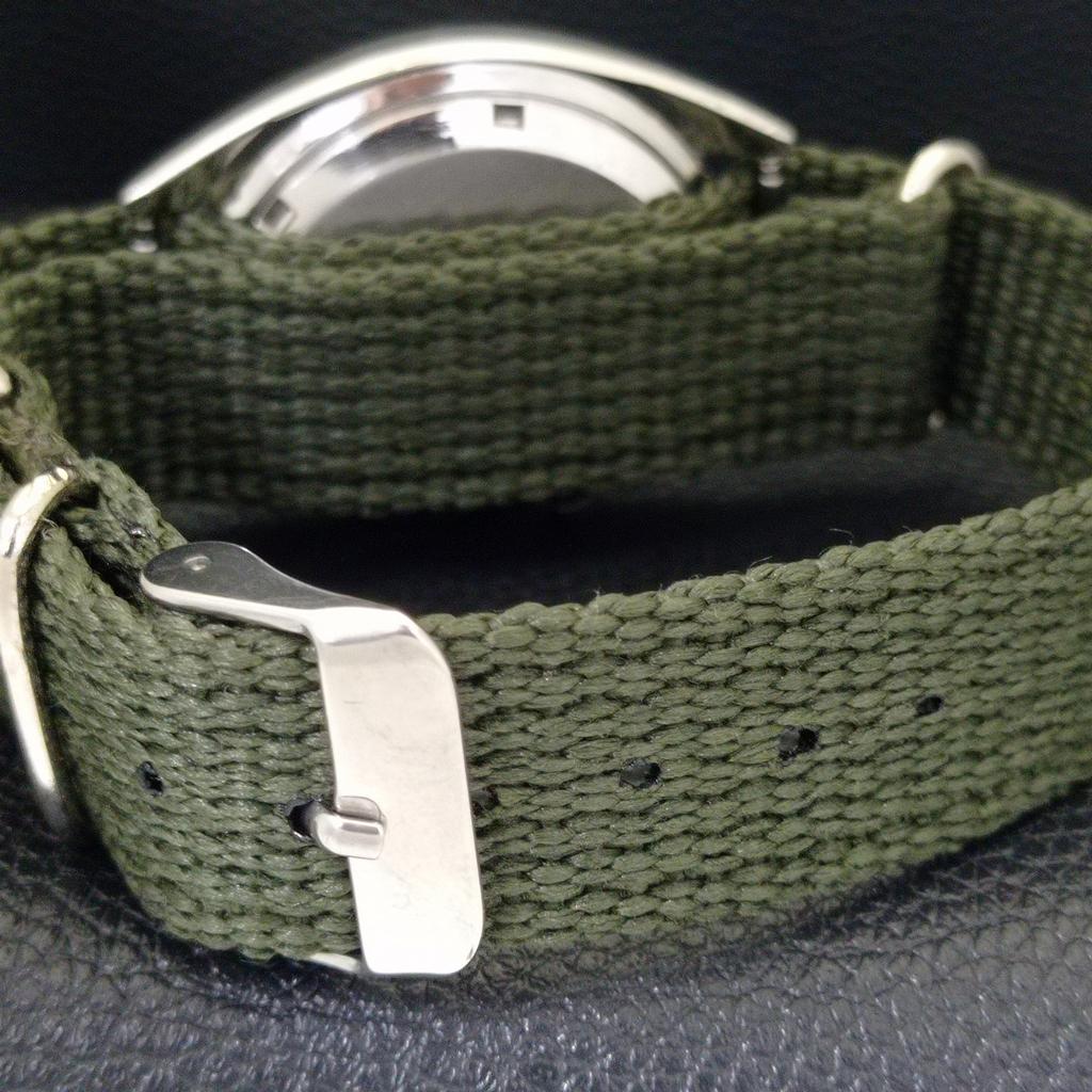 AUTOMATIC 7009A VINTAGE SEIKO 5 JAPAN MENS GREEN COLOR DIAL WATCH A701521-5 R206b-a701521
