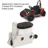 Hydraulic Brake Master Cylinder Pump, Metal Hydraulic Brake Master Cylinder Pump Assembly 12.8 for Go Kart 3 Wheel ATV Modified Brake Pump