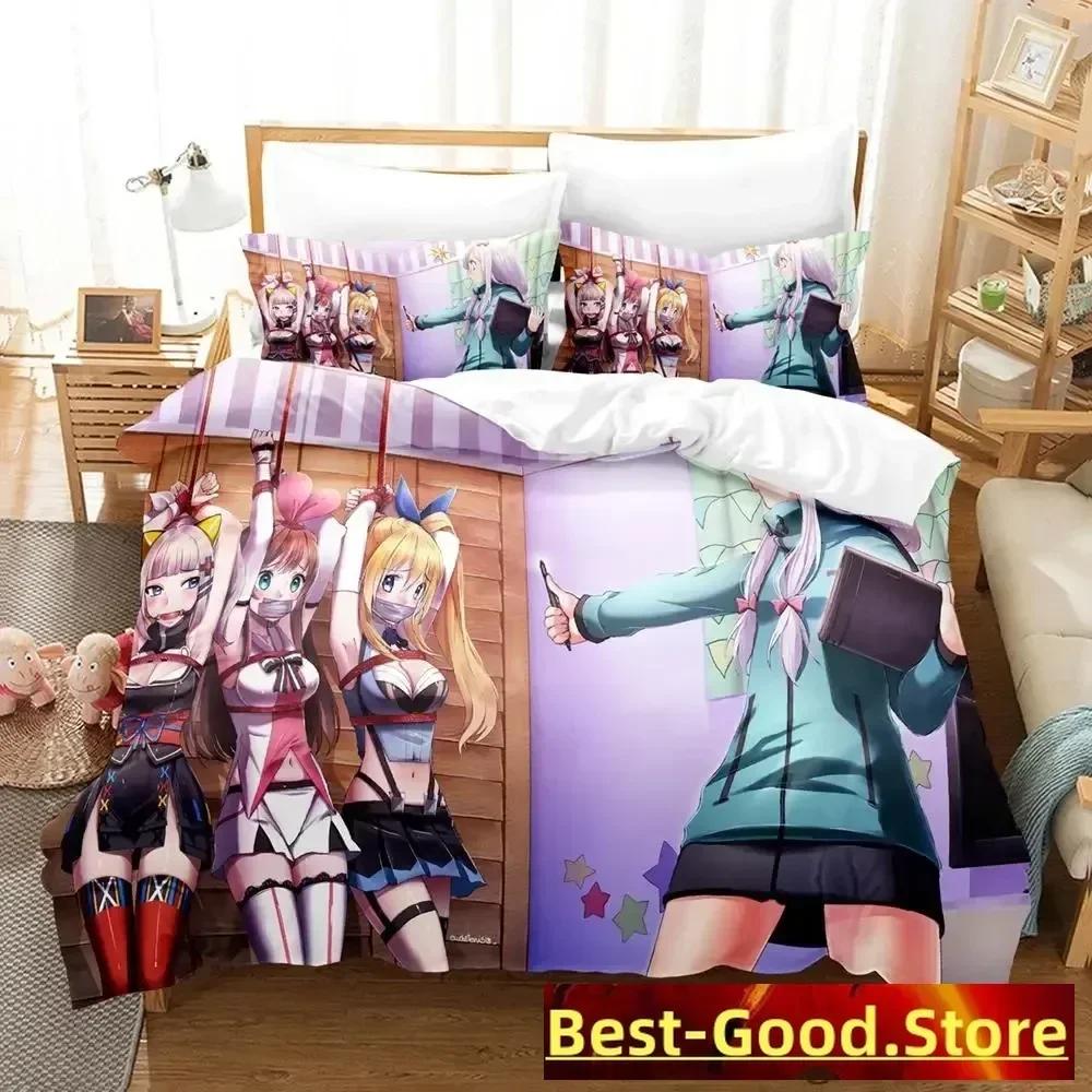 Sagiri Izumi Bedding Set Single Twin Full Queen King Size Bed Set Adult Kid Bedroom Duvetcover Sets Anime Parure De Lit Bed