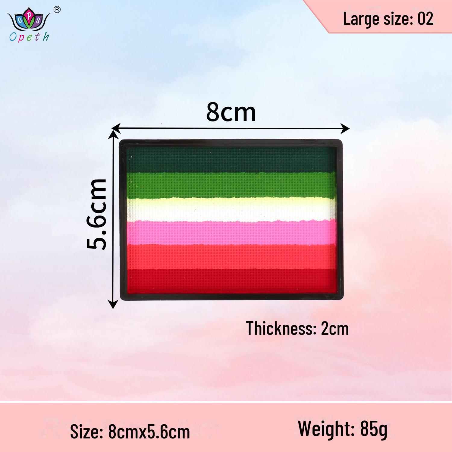 

Водорастворимая радужная краска для лица для детей Water-soluble face paint