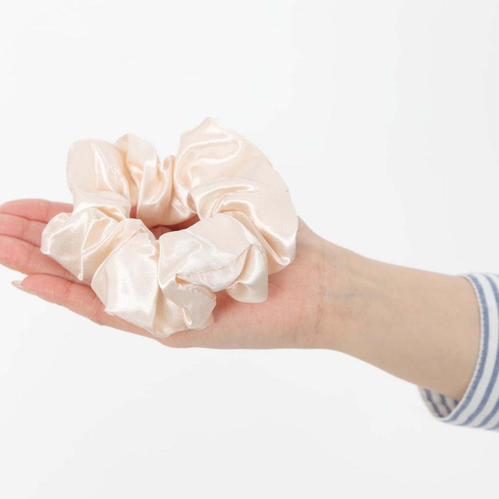 Amazing Harmony Scrunchie Hair Hair Brown Set of 2 Ties, Accessories, + Ivory,