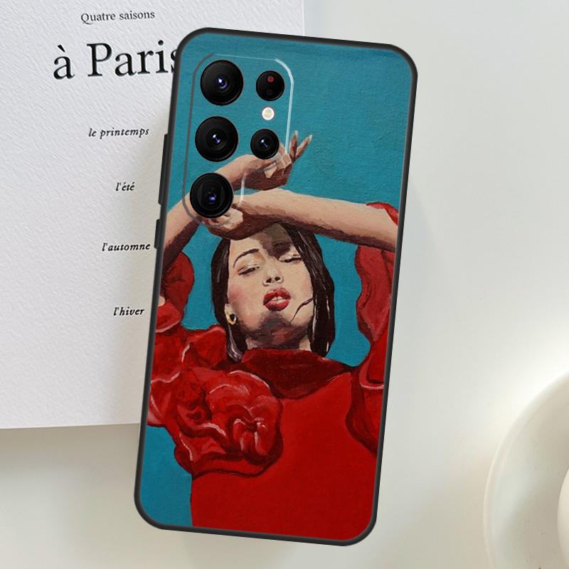 

Rosalia Case For Samsung Galaxy S26 Ultra S24 S23 S22 S21 S25 Ultra S10 S20 Plus S25 FE Phone Cover Galaxy S23