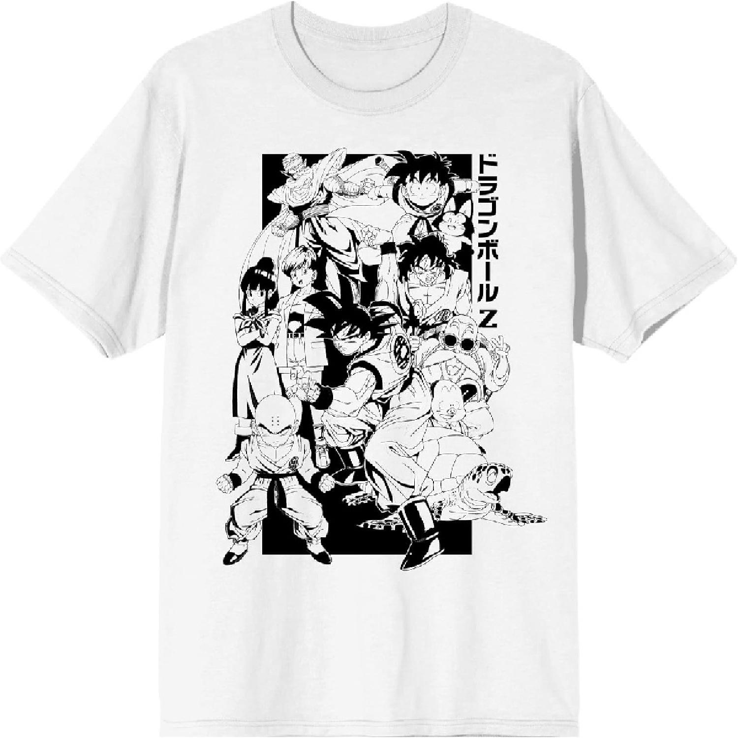 

Dbz Color Me Men s White Crew Neck Tee XXXXXL білий