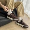 Leather Casual Shoes Lace-up High Quality Sneakers All-match Waking Shoes for Men Luxury Flats Design Business Shoes