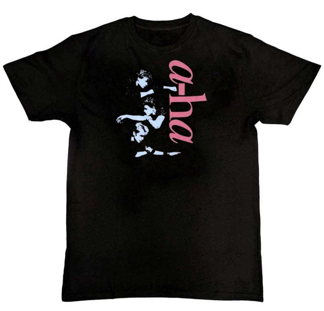 A-ha Vertical Logo Graphic Print Unisex Mens T-Shirt S M L XL 2 3 4 XL S разноцветный