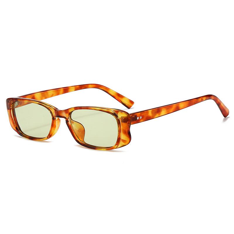 European American Style Woman Sun Glasses Rectangle Shape Anti-glare Sunglasses Men Driving Travelling Sunglasses