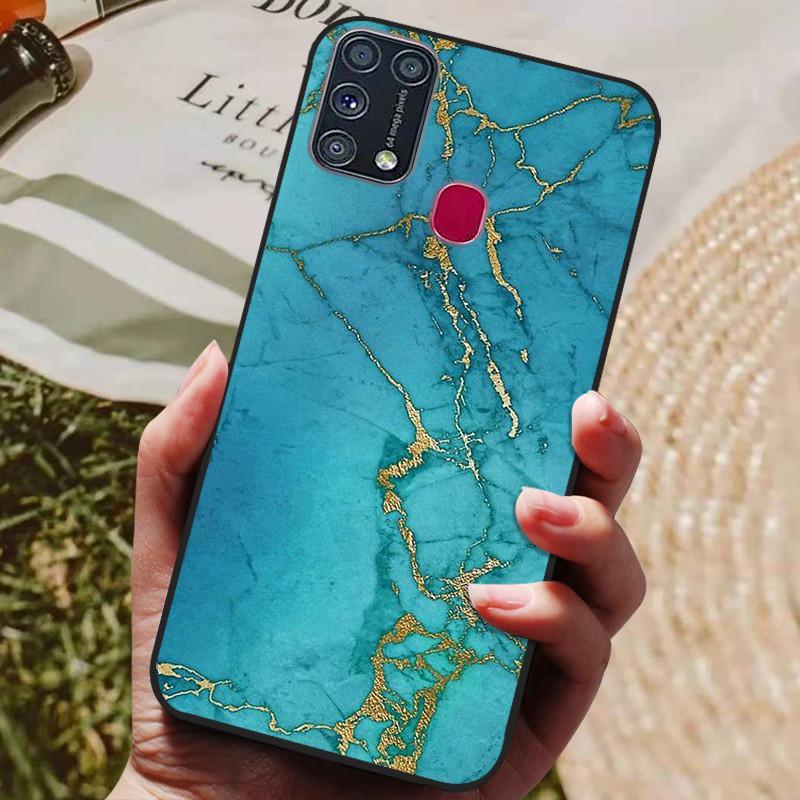 For Samsung M31 Case Phone Cover Silicone Soft TPU Back Cover for Samsung Galaxy M31 M 31 case SM-M315FZBVSER m315 Fundas Bumper