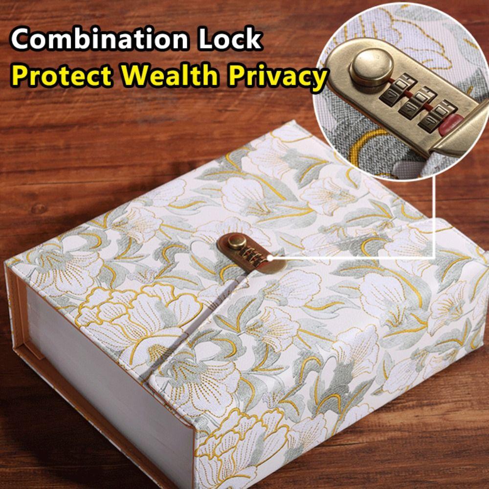 with Combination Lock Savings Binder Savings Challenge Book  Cash Envelope System