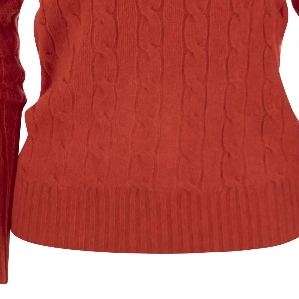 Polo Ralph Lauren Logo Embroidered Crew Neck Sweater Women sweater 211910421-007