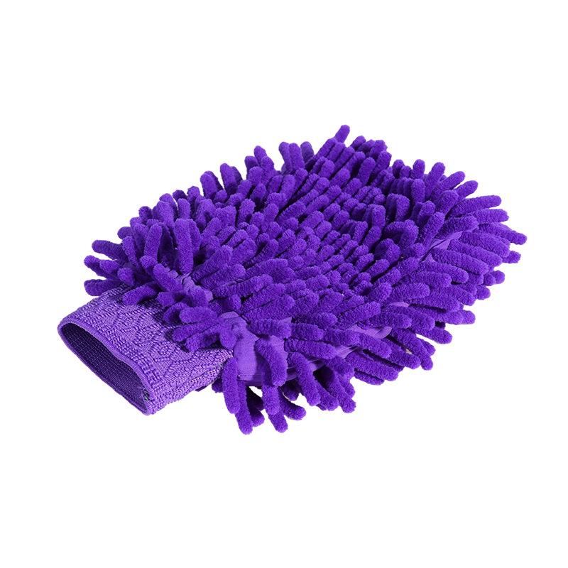 Microfiber Car Wash Mitt - Lint-Free, Highly Absorbent, and Non-Abrasive Glove In Multiple Colors