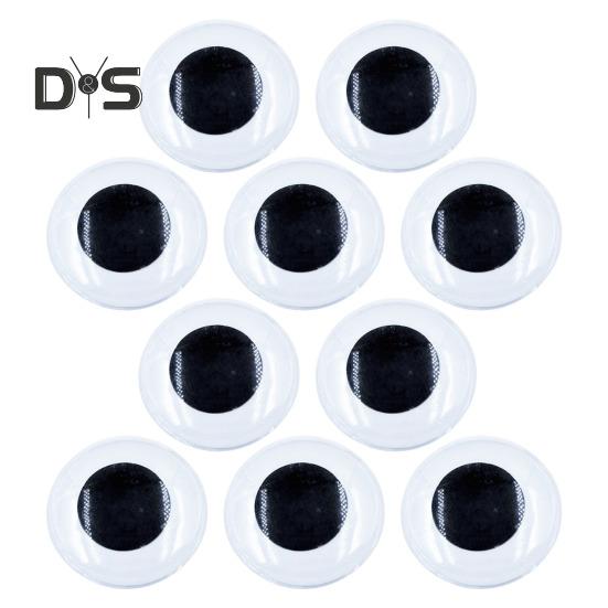 

10 шт. Большие наклейки с выпученными глазами, самоклеящиеся наклейки на Хэллоуин, легко отклеиваются и приклеиваются, большие глаза для проектов «сделай сам», домашнего декора 8 cm