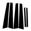 Fit For BMW E46 4-door sedan1998-2005 Gloss Black Pillar Posts Door Side Decorative Window Trim Cover Stickers Accessories