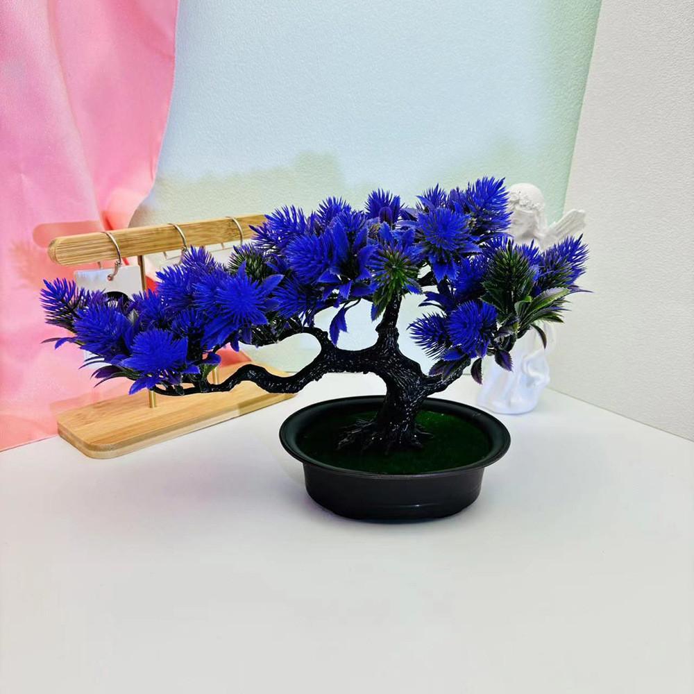 Pine Guests Greeting Artificial Tree Potted Plant For Garden And Display Office