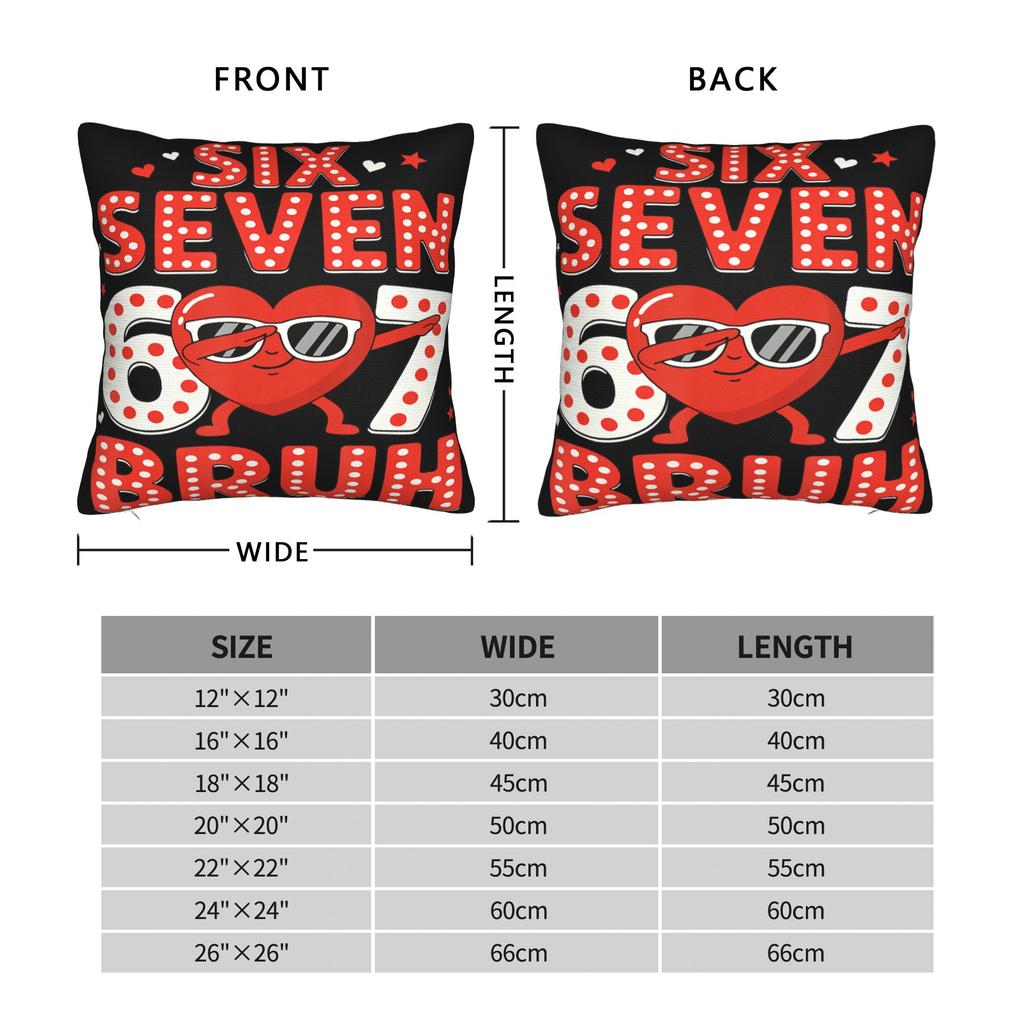 Pillow Case 67 Valentines Day Bruh Valentine Meme Comfy Pillow Cover For Living Room Bed Chair Morden Pillowcases