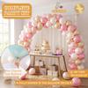 10Pcs Heavy Duty Spring Clamp 3.5 Inch Transparent Plastic Multipurpose Clip for Balloon Arch Backdrop Fixing,Photography Studio