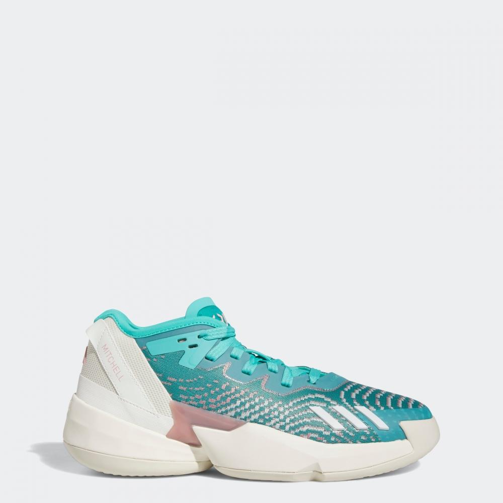 

Adidas Мужские adidas DON. Выпуск 4 Баскетбольные кроссовки мятного цвета, чудо-лилового цвета с белым
