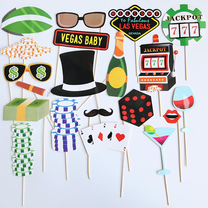 Halloween Photo Props: Single Party Handheld Mustache Expressions