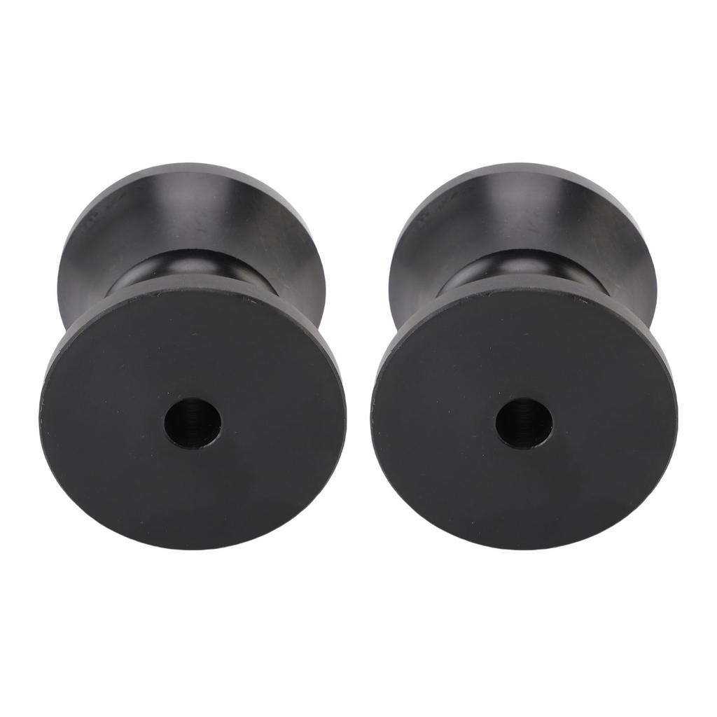 2Pcs Boat Trailer Roller 2.95 X 3.39in Nylon Anti Scratch Bow Roller Stop for Yacht Marine