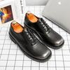 Scarpe derby lucide rétro scarpe eleganti casual in pelle taglia grande testa larga