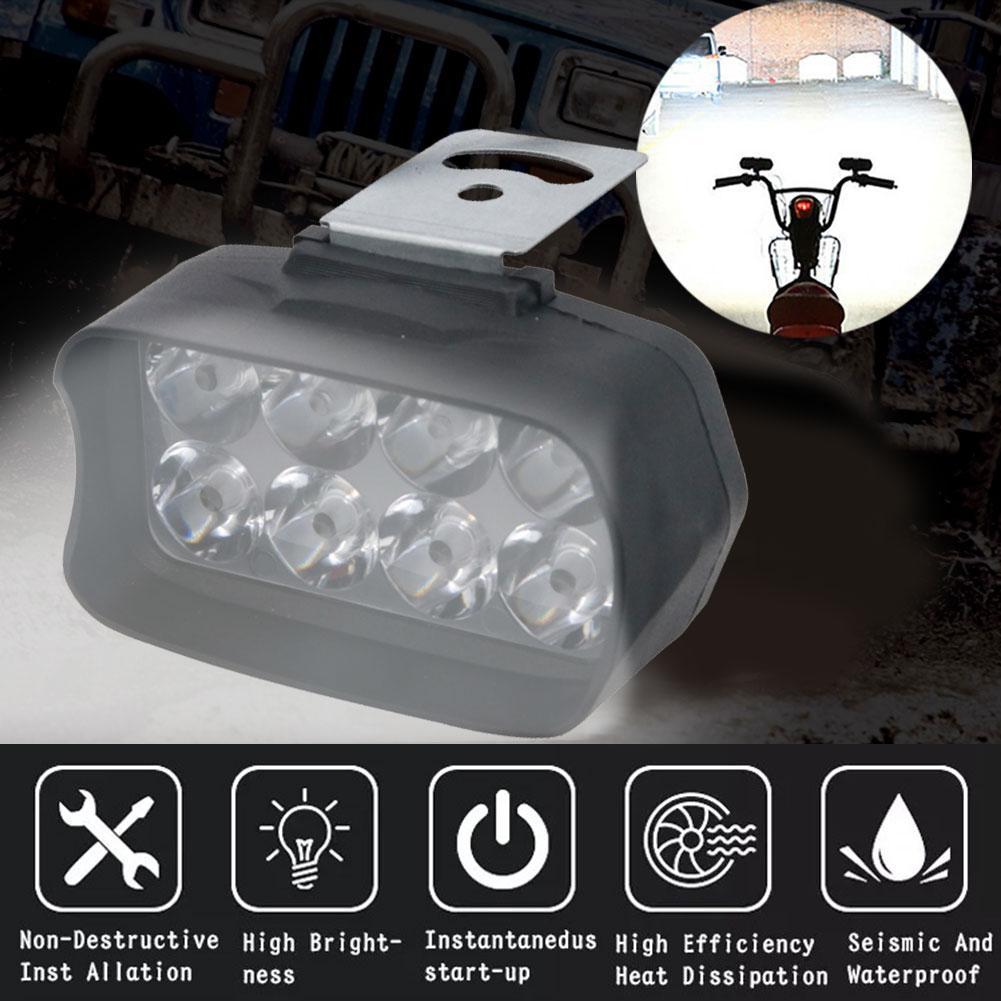 Led Work Bar Light Headlight For Car Motorcycle Tractor Boat Off-road 4wd 8/9/12/15/16led Smd Truck Suv Atv Fog Light 12v P2k0