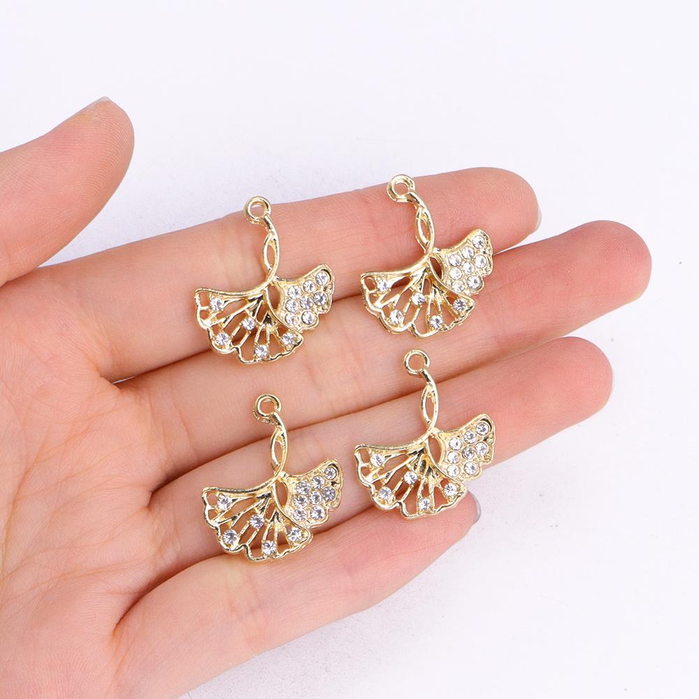 10Pcs Fashion Crystal Zircon Butterfly Pendant Women Exquisite Luxury Butterfly Charms Clavicle Necklace Jewelry DIY Accessories
