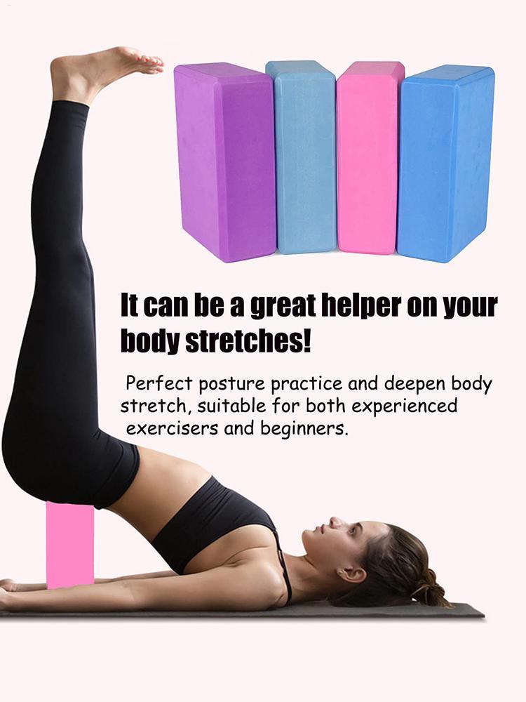Non-Slip Foam Yoga Block Exercise Pilates Workout Stretching Meditation Stability High-Density Brick Body Shaping yoga block