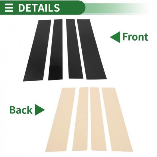4 Pcs Door Pillar Window Trim for Toyota Tundra 2007-2013