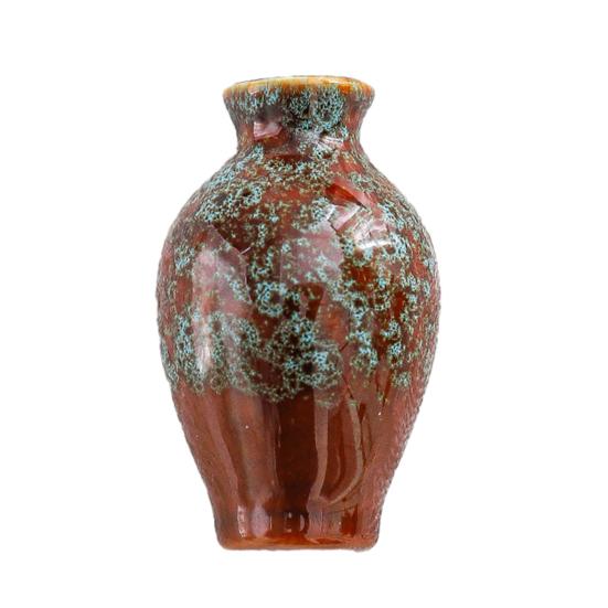 Mini Ceramic Vase Refrigerator Magnet, 3D Chinese Style Flower Vase Fridge Magnet, Home Office Kitchen Locker Decoration Magnet