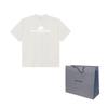 Balenciaga Activewear Logo Letter Print Crew Neck Short Sleeved SS24 T Shirt Loose Fit Unisex White 764235TQVT99016