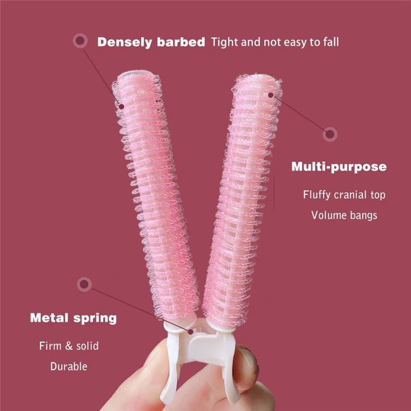 Natural Fluffy Hair Clip Hair Curlers Set Sleeping Overnight Reusable Hair Root Fluffy Clip Women Girls Portable Styling Tools