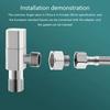 304 Steel Water Pipe Adapter Corrosion Resistant Connetor Plumbing Partr for Home & Professional Use in Plumbing Systems