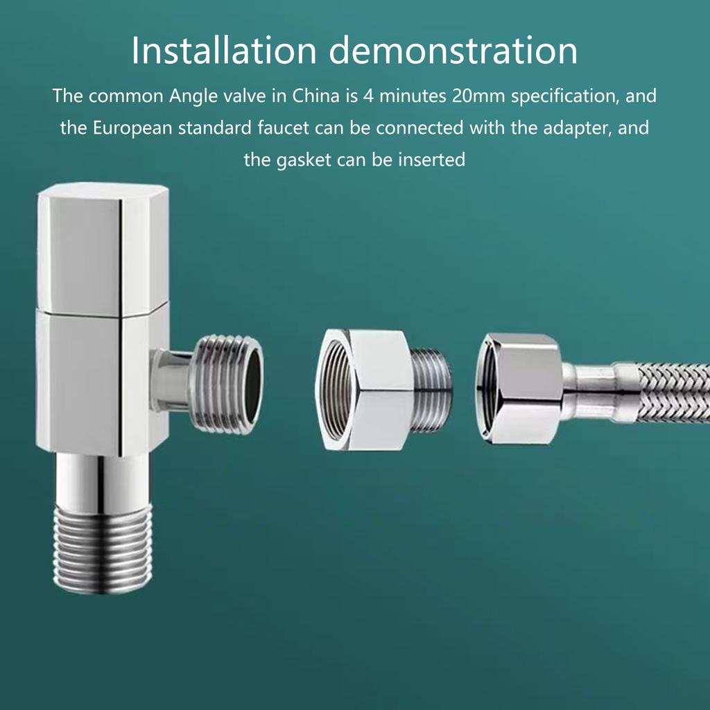 304 Steel Water Pipe Adapter Corrosion Resistant Connetor Plumbing Partr for Home & Professional Use in Plumbing Systems