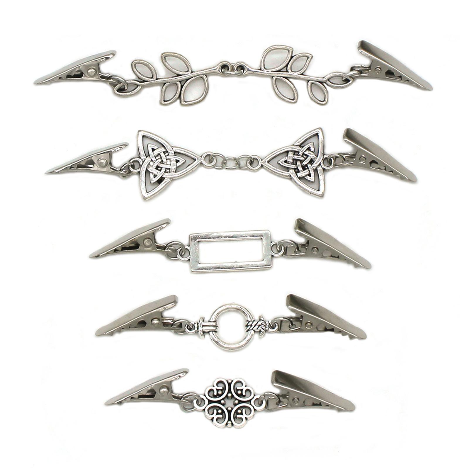 

Винтажный свитер клипса накидка накидка клипсы мода антикварный сложный цветок форма шаль воротник застежка для девушки женщины B5