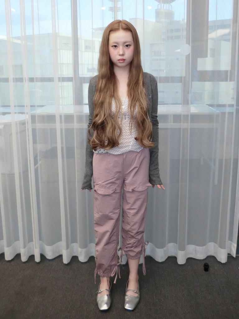 HETIT Shirred Nylon Two-Way Pants (Dusty Pink)