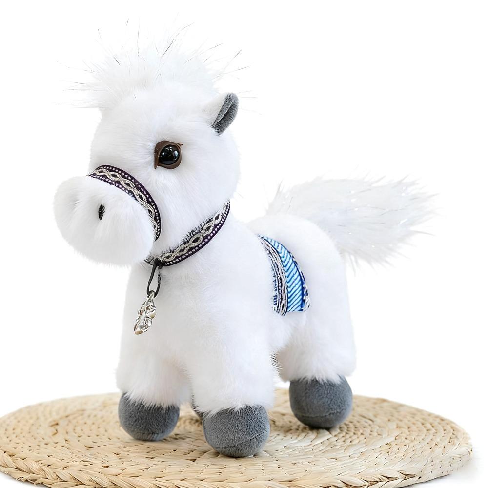 Miniature Pony Doll Soft Stuffed Horse High Quality Horse Toy  Zodiac Year of the Horse Gift