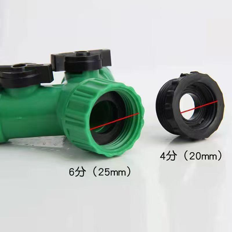3/4'' Female Thread Shunt Valve Y-Shaped Quick Connector Garden Irrigation System Water Splitter Car Washing Water Controller