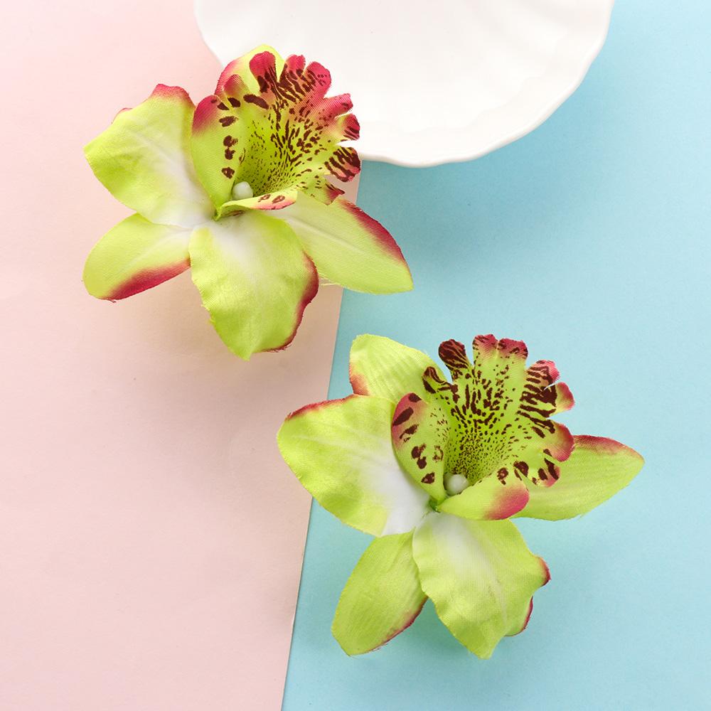 2Pcs Fashion Flowers Hair Clips Women Bohemia Bridal Orchid Hairpins Wedding Accessories Girls Barrette Beach Hair Accessories