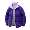 Stand-collar Granular Cotton Jacket for Men in Winter Windproof Plus Velvet Thickened Couple Thickened Cotton Jacket