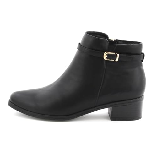 Himiko Water-Resistant Belt-Design Rain Boots/634401/Black 215