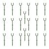 Pack Of 10 Green Plastic Garden Hose Guides For Secure Lawn Irrigation And Maintenance