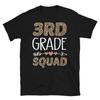 3rd Grade Squad Leopard Teacher Student T-Shirt and Kids Tshirt