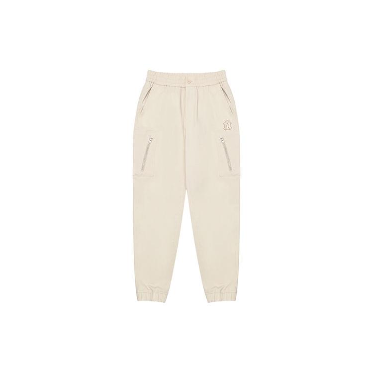 MLB Casual Pants Men s Beige Moderate Cuffed Pants 3LWP00124-50BGL XXL