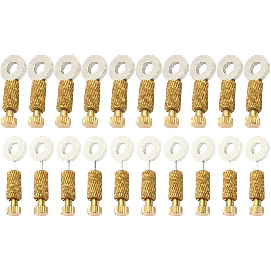 20Pcs Leather Suture Positioning Needles,DIY Leathercraft Located Needles Leather Locking Pins, Leather Craft Stitching Fixed Suture Needles for