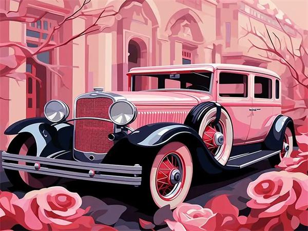 

5D Алмазная Картина Новые Поступления Автомобиль Роза Домашний Декор Вышивка Мозаика Цветочный Пейзаж Настенное Искусство Full Round 20x30CM